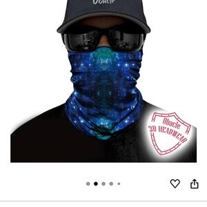 Seamless Bandana Rave Face Mask Women Men for Dust Wind Sun Protection